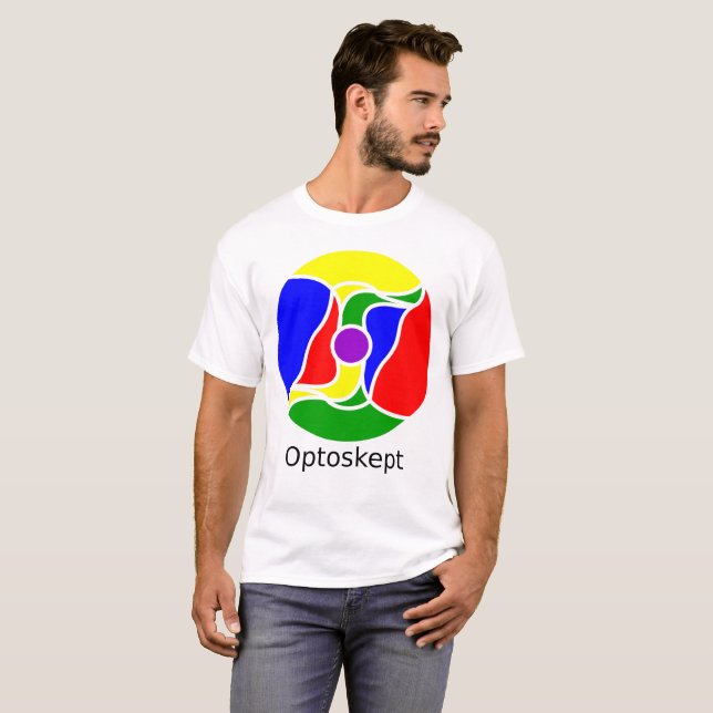 Camisa da mandala de Optoskept (Frente Completa)
