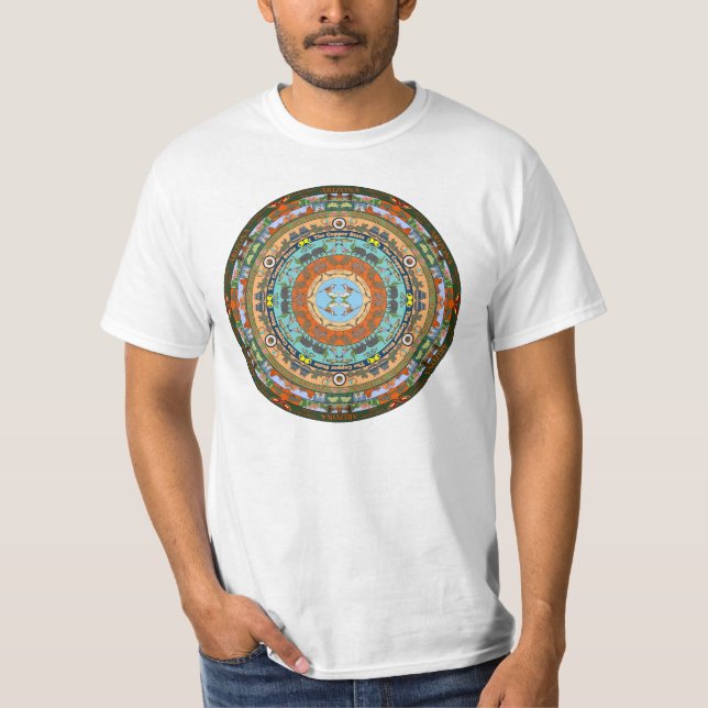 Camisa da mandala T do estado da arizona (Frente)