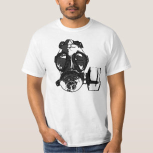 Camisa da máscara de gás