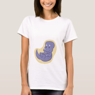 Camisa da maternidade do Triceratops do bebê