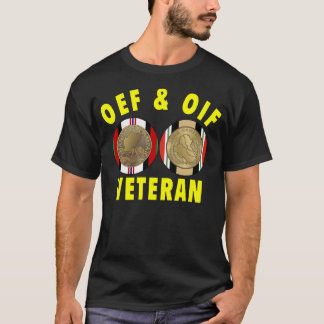Camisa da medalha de OEF & de OIF