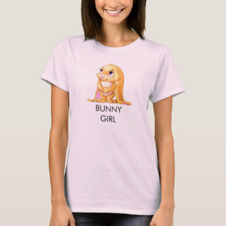 Camisa da menina de coelho