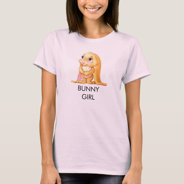 Camisa da menina de coelho (Frente)