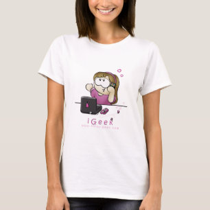 camisa da menina do iGeek