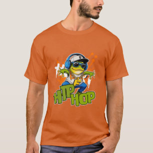 Camisa da menina sapo Hip Hop