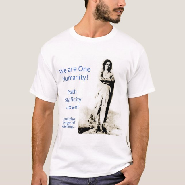 Camisa da mensagem de Babaji (Frente)
