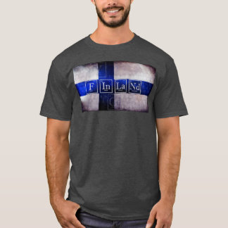 Camisa da mesa periódica de Finlandia