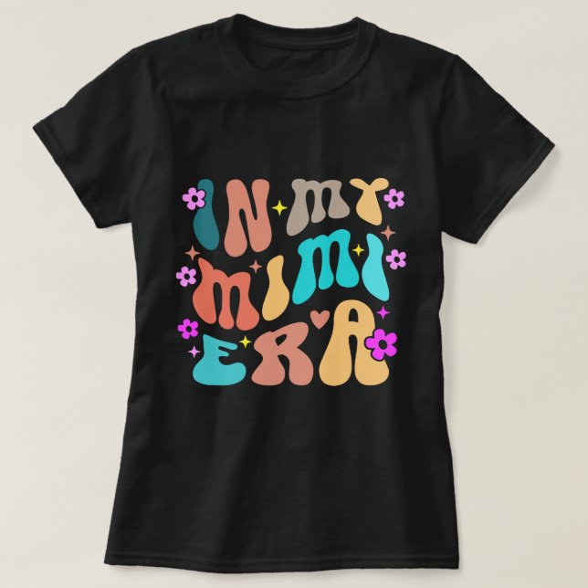 Camisa da Minha Era Mimi, Presente Retro Boho para (Frente do Design)