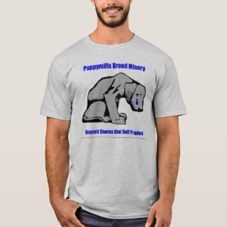 Camisa da miséria da raça dos moinhos do filhote