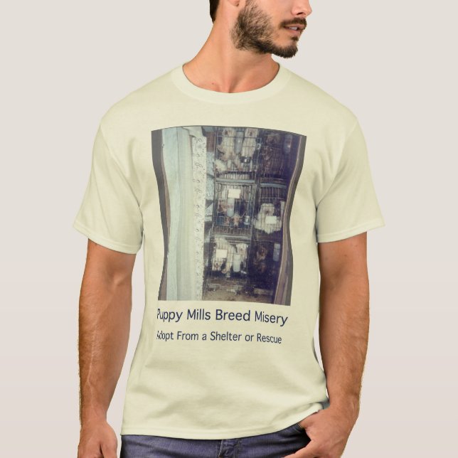 Camisa da miséria da raça dos moinhos do filhote (Frente)