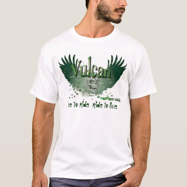 Camisa da motocicleta de Vulcan (Frente)