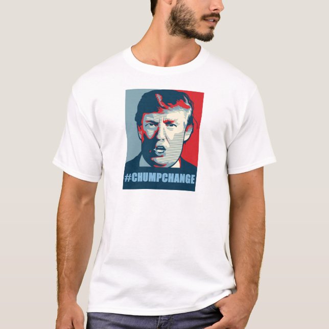 Camisa da mudança T do Chump de Donald Trump (Frente)