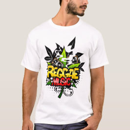 Camisa da música da reggae