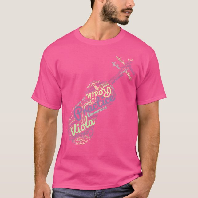 Camisa da Orquestra de Nuvens do Word Viola (Frente)
