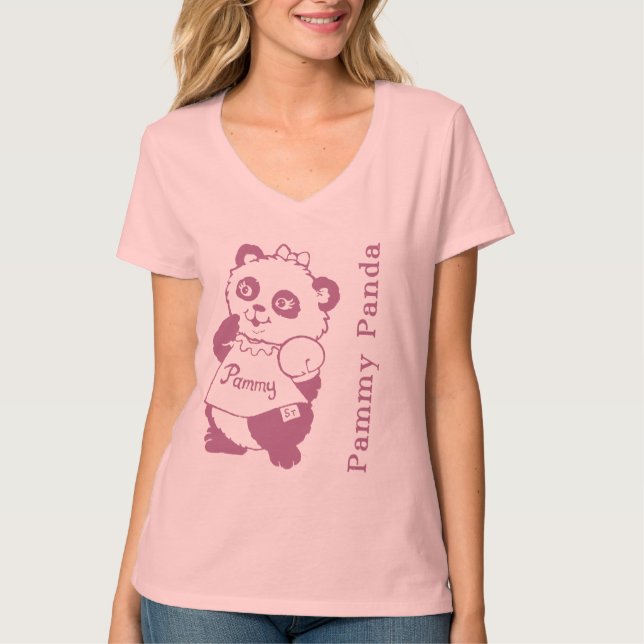 Camisa da panda de Pammy dos contos da camisa (Frente)