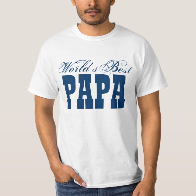 Camisa da papá T do mundo a melhor (Frente)