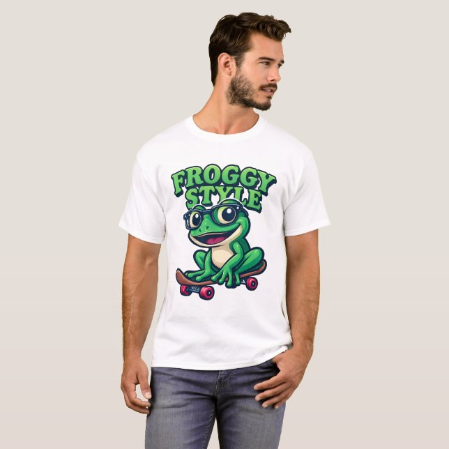 Camisa da Pateta Retro Cartoon (Frente Completa)