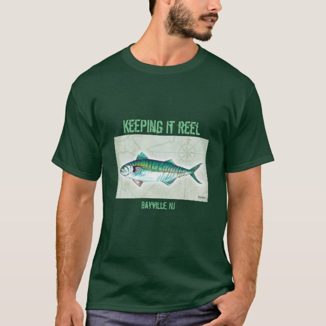 Camisa da pesca de Bayville (Frente)