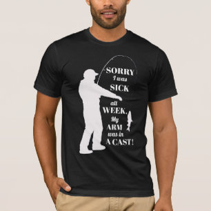 Camisa da pesca dos homens engraçados