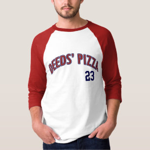Camisa da pizza das ações