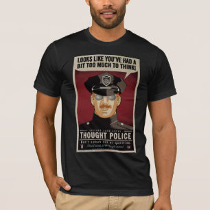 Camisa da polícia do pensamento