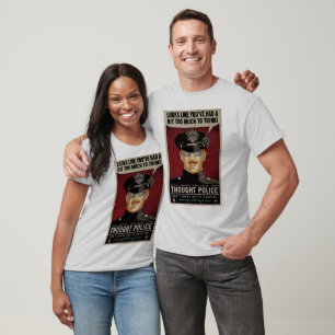 Camisa da polícia do pensamento