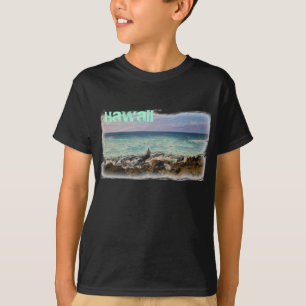 Camisa da praia de Havaí dos meninos