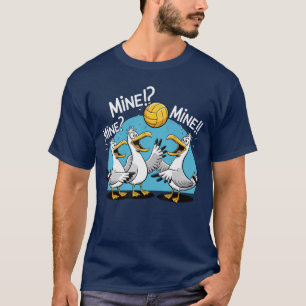 Camisa da Praia de Volei da Gaivota Eu Eu Amor do