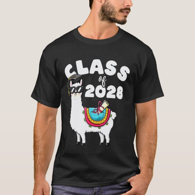 Camisa da Primeira Aula da 4ª Série Llama Turma de (Frente)