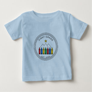 Camisa da Primeira Série Desenho da Montanha da