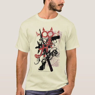 Camisa da princesa "beleza & força" do guerreiro