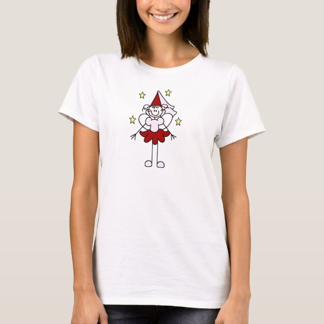 Camisa da Princesa Fada Anjo Vermelho (Frente)