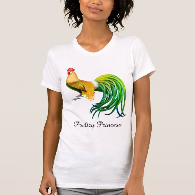 Camisa da princesa Imaginação Galo Senhora T das (Frente)