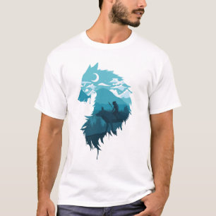 camisa da princesa Mononoke, tee de estúdio ghibl