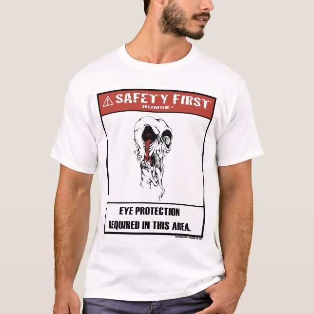 Camisa da proteção do Humor-Olho da segurança em (Frente)