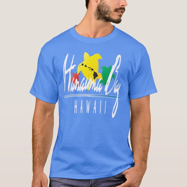 Camisa da reggae de Havaí da baía de Hanauma (Frente)