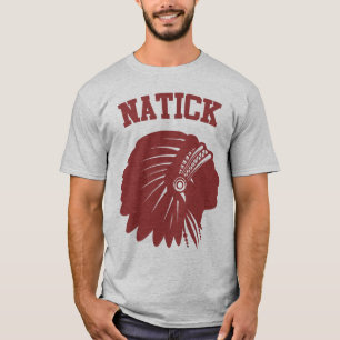 Camisa da reminiscência de Natick Redmen