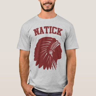 Camisa da reminiscência de Natick Redmen