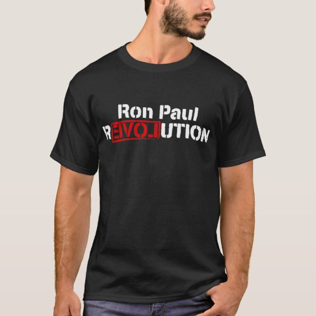 Camisa da revolução de Ron Paul (Frente)