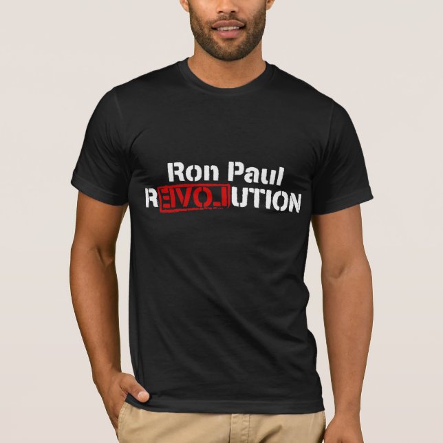Camisa da revolução de Ron Paul (Frente)