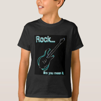 Camisa da "rocha" da guitarra
