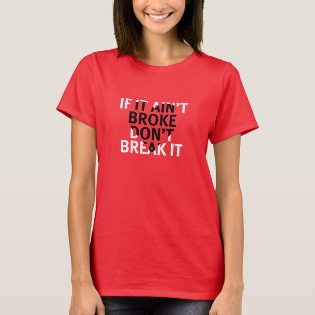 Camisa da ruptura T do coração (Frente)