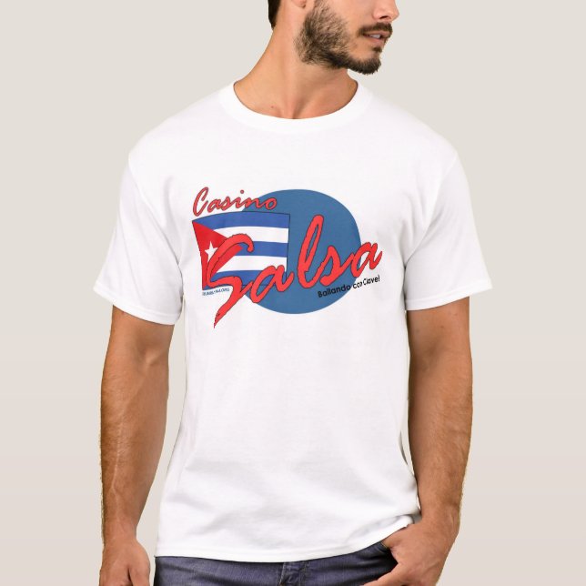 Camisa da salsa de Cuba (Frente)