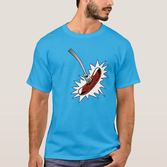 Camisa da salsicha do vôo do monte da granja da (Frente)
