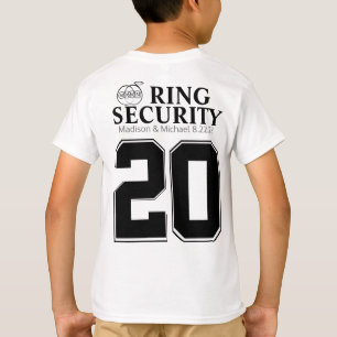 Camisa da segurança de portador de anel T