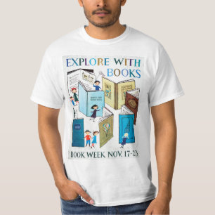 Camisa da semana de livro de 1957 crianças