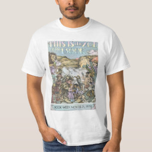Camisa da semana de livro de 1970 crianças
