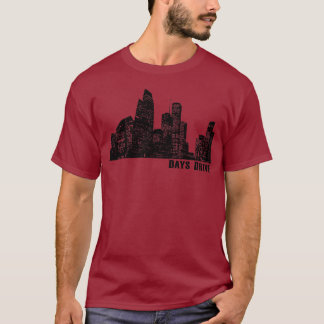 Camisa da skyline de Houston