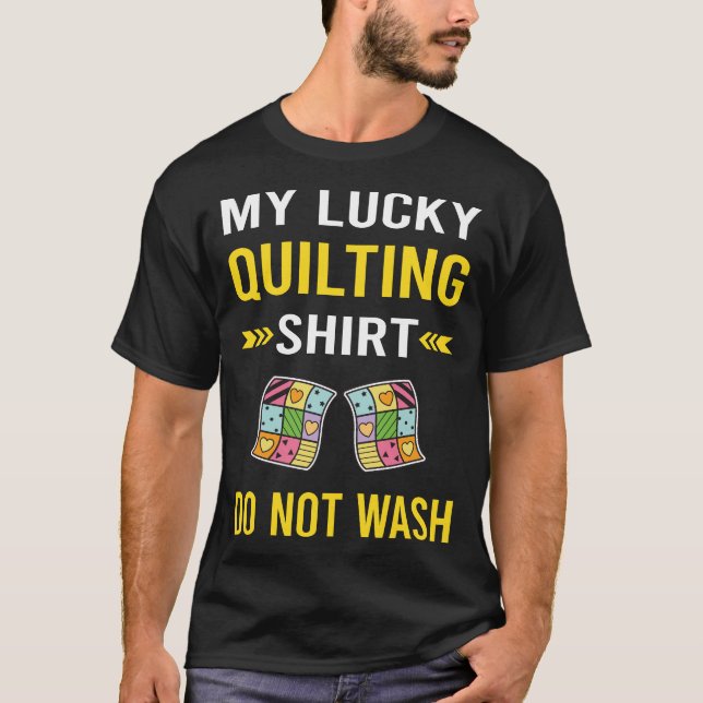Camisa da Sorte de Colchas Colcha Quilter (Frente)