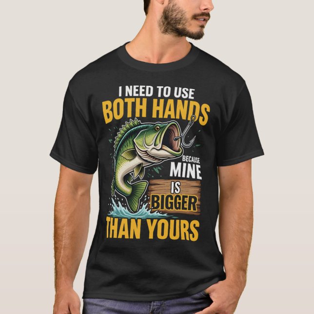 camisa da sorte humor de pesca com mosca para pesc (Frente)